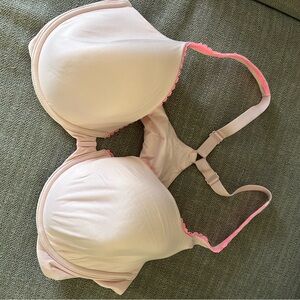 Victoria's Secret Light Pink Bra with Neon Pink Trim